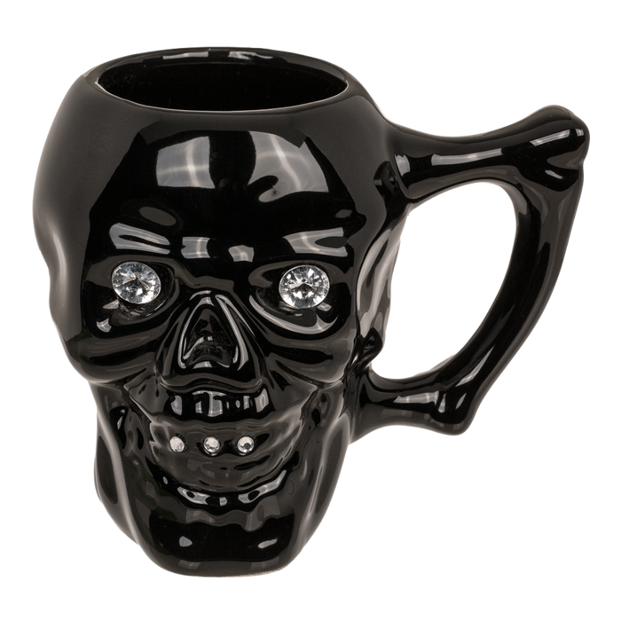 Mug, Skull with crystal stones, [78/8120] - Out of the 