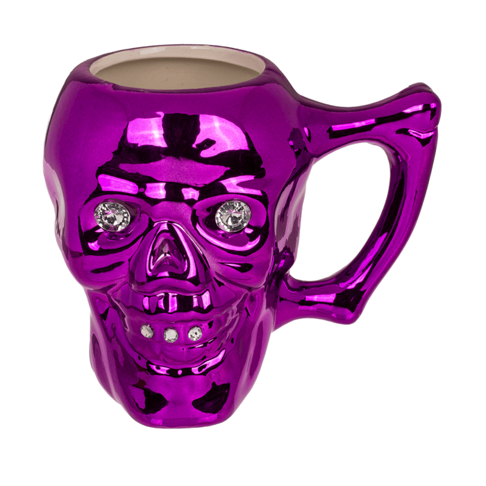 Mug, Skull with crystal stones, [78/8120] - Out of the 