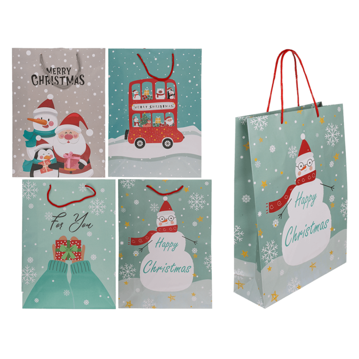 Paper gift bag, Winter Wonderland,