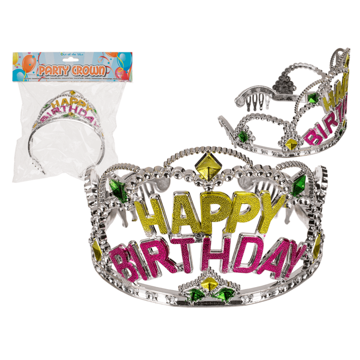 Party crown, Happy Birthday, [181059] - Out of the blue KG - Online-Shop