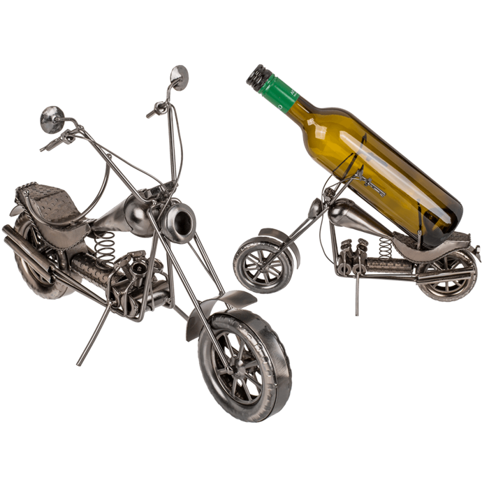 Portabottiglie in metallo, Motocicletta II,