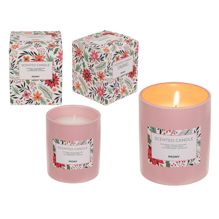 Scented candle,Peony,