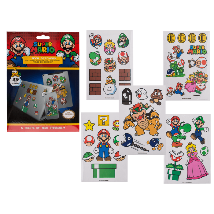 Set de pegatinas, Super Mario (Mushroom Kingdom),