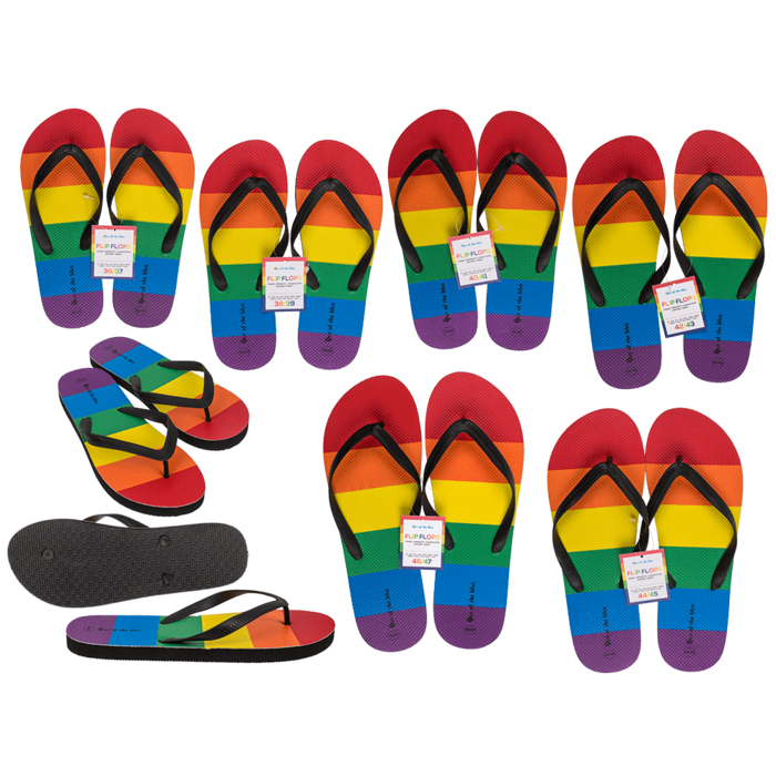 Set di Flip Flops, Rainbow, Pride