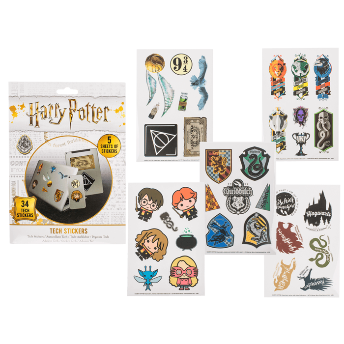Tech Stickers Set, Harry Potter (Artefacts)