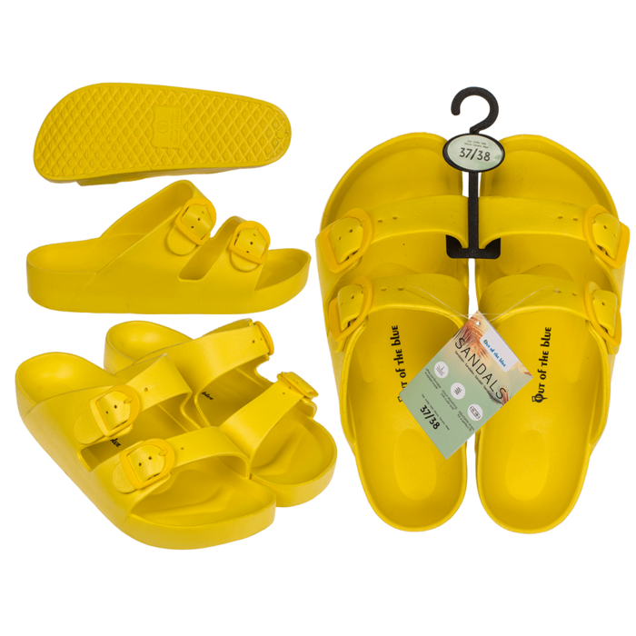 Woman sandals, mustard, size 37/38,