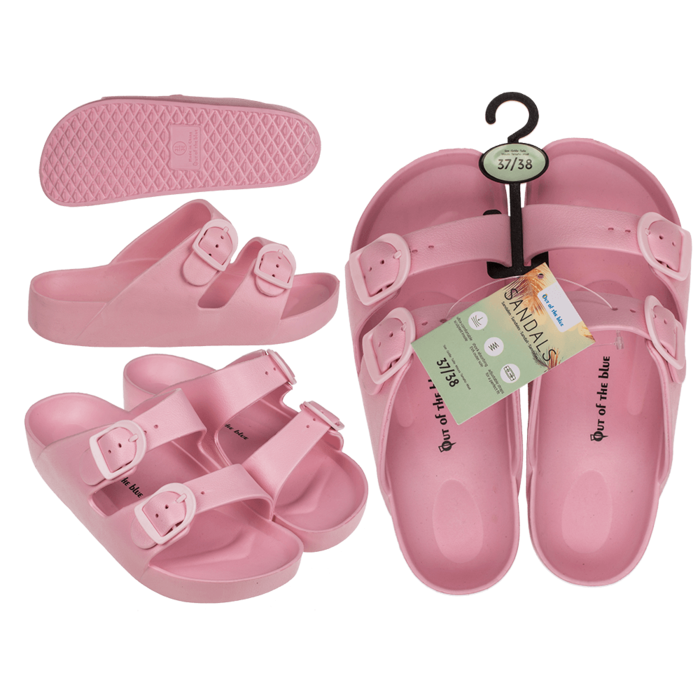 Woman sandals, pink, size 37/38,