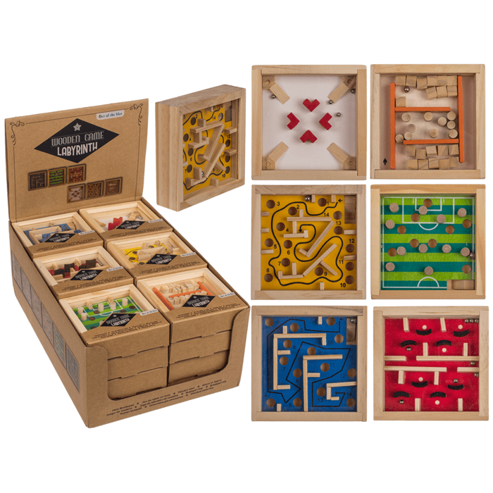 Wooden game of skill, Labyrinth,