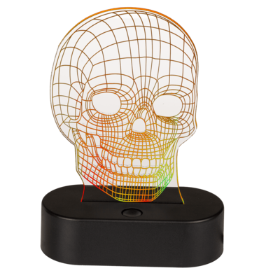 3D-Lamp, Skull,