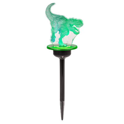 3D LED Solar garden stick with colour changing LED