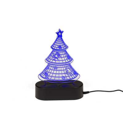 3D-Leuchte, Weihnachtsbaum, ca. 19 cm,