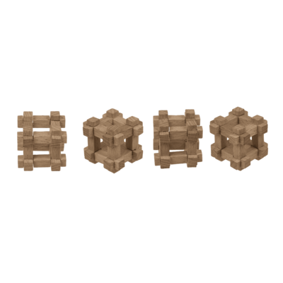 3D Wooden match box puzzle,