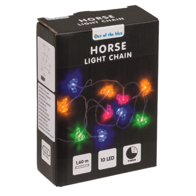 -Lichterkette, Pferd, mit 10 LED,