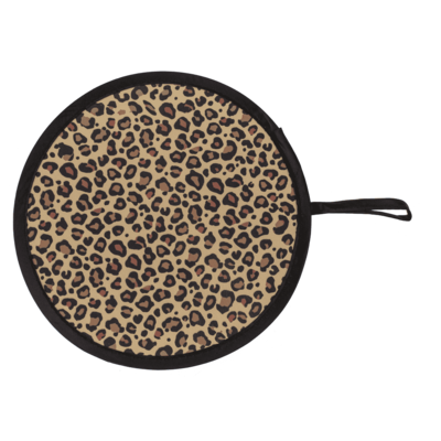 Abanico de bolsillo plegable, leopardo