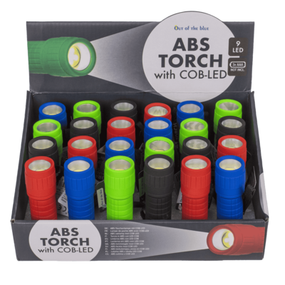 ABS torch with COB-LED, ca 10 cm,