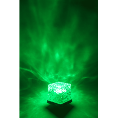 Acrylic lamp, Waves, 11.5 x 11.5 x 11.5 cm,