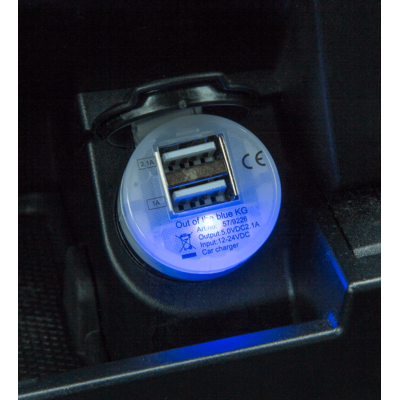 Adaptor USB universal con luz para encendedor de,