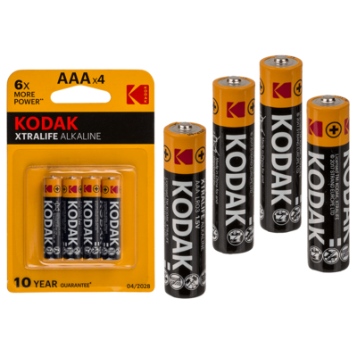 Alkaline micro battery, Kodak Xtralife,