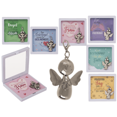 Angel Keychain, 3,6 x 4,5 x 0,7 cm,