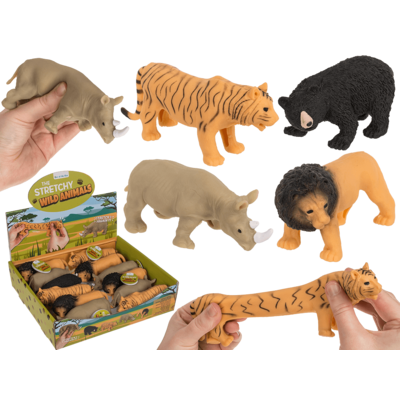 Animaux sauvages extensibles, 13 cm