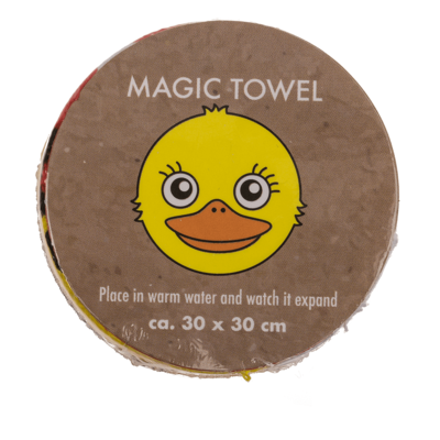 Asciugamano magico in cotone,
