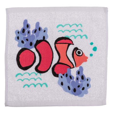 Asciugamano magico in cotone, Animali marini,