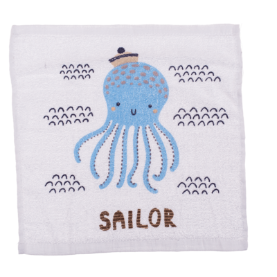 Asciugamano magico in cotone, Octopus,