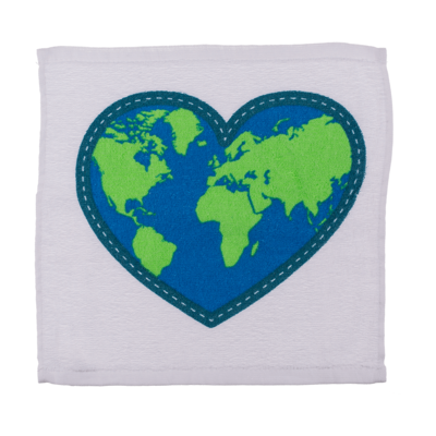 Asciugamano magico in cotone, Save the Planet,
