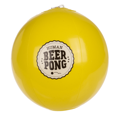 Aufblasbares Bier Pong mit 2 Hüten und Ball,