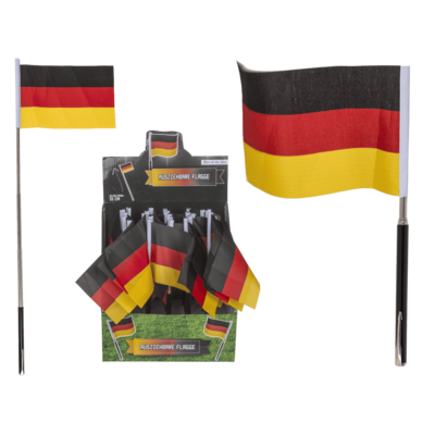 Ausziehbare Flagge, Deutschland, ca. 51 cm,