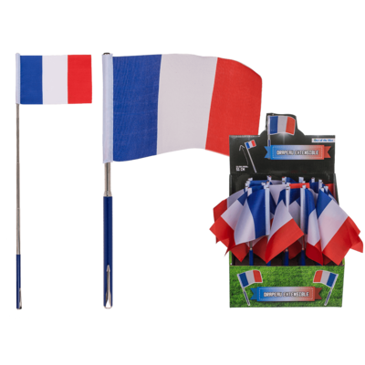 Ausziehbare Flagge, Frankreich, ca. 51 cm,