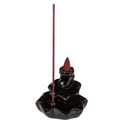 Backflow incense stick/cone holder, Waterfall,