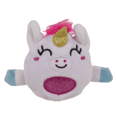 Balle squeeze en peluche, Licorne,