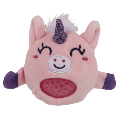 Balle squeeze en peluche, Licorne,