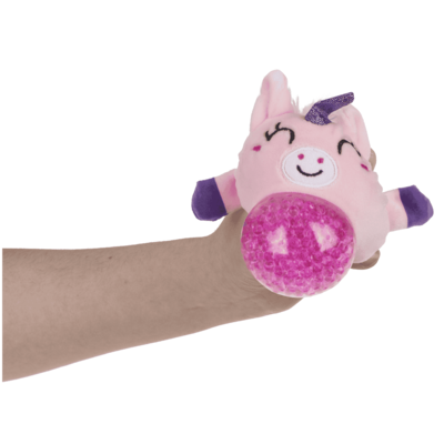 Balle squeeze en peluche, Licorne,