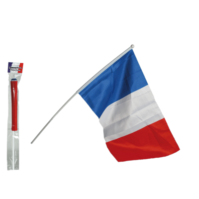 Bandera francesa, aprox. 30 x 45 cm,