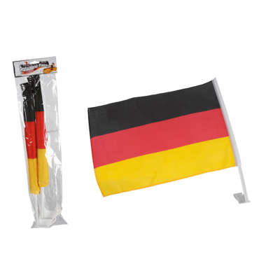 Bandiera tedesca per auto, ca. 45 x 30 cm,