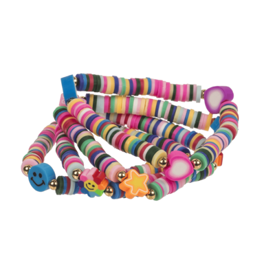 Beads bracelet, Happy,