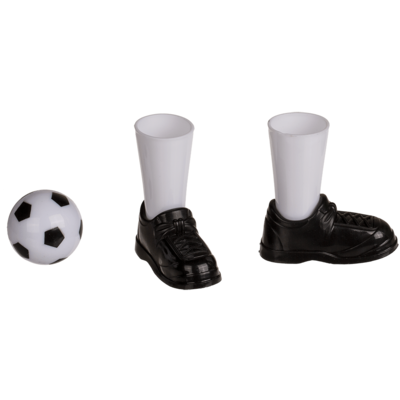 Becher, Fußball, inkl. 2 Schuhen & 1 Ball,