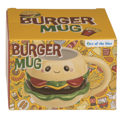 Becher, Kawaii Burger, aus Dolomit,