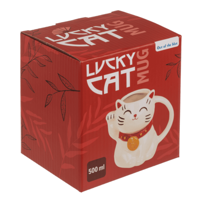 Becher, Lucky Cat, aus Dolomit,