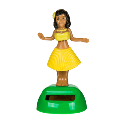 Bewegliche Figur, Hula Girl, mit Solarzelle,