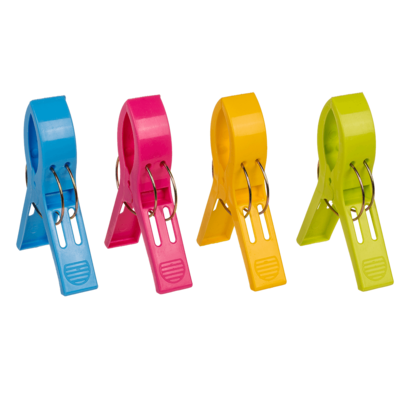 Big beach towel clips, colorful,
