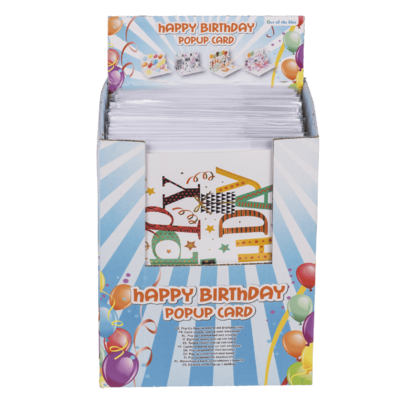 Biglietto regalo pop-up, Buon Compleanno