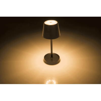 Black colored table lamp with LED,