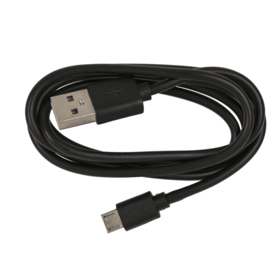 Black USB cable, Typ Micro,