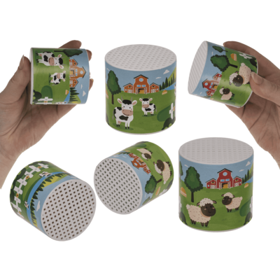 Boîte sonore, mouton et vache assortis