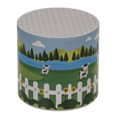 Boîte sonore, mouton et vache assortis