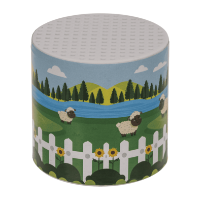 Boîte sonore, mouton et vache assortis