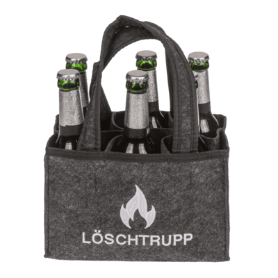 Bolsa de fieltro para botellas con 6